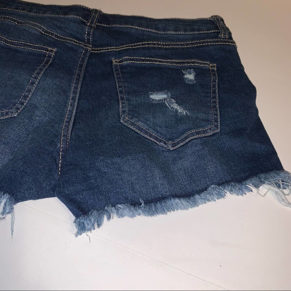 Wax Jean Womens Jean Shorts Stretch Denim  size S - Picture 4 of 7